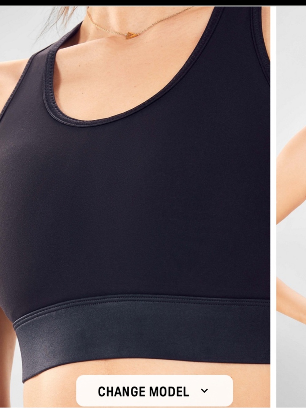 Mila medium impact sports bra with pocket - Picture 4 of 6